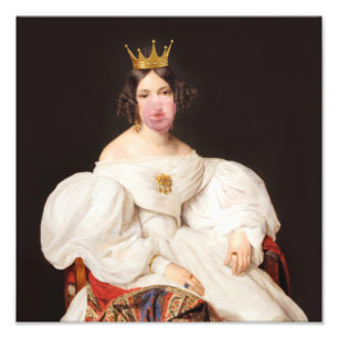 Impression Photo Royal Burst bulle rose gomme Diva