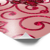 Impression Photo Ruby Happy 40e anniversaire de Mariage (Coin)