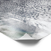 Impression Photo Rues nuageuses dans le golfe du Mexique (Coin)