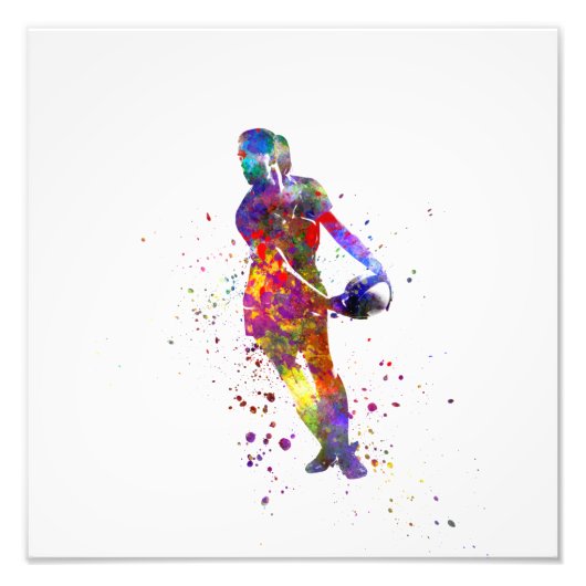 Impression Photo Rugby à eau pour femmes (Devant)