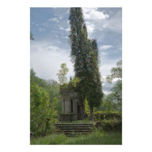 Impression Photo Ruines dans le jardin