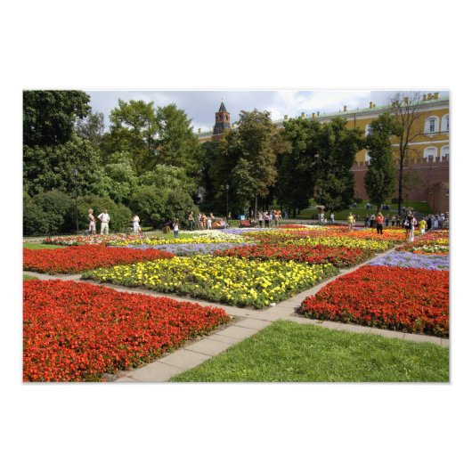 Impression Photo Russie, Moscou, Place Rouge, Alexandrovsky (Devant)