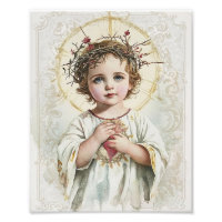 Sacré Coeur Enfant Jésus Vintage Religieux