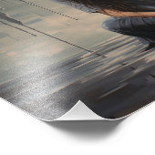 Impression Photo Sad woman sitting on the floor (Coin)