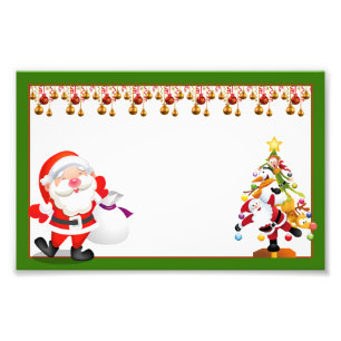 Impression Photo Saint and christmas ornaments