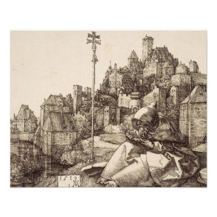 Impression Photo Saint Anthony Lecture par Albrecht Durer