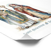 Impression Photo Saint Augustin & Sainte Monique (Coin)