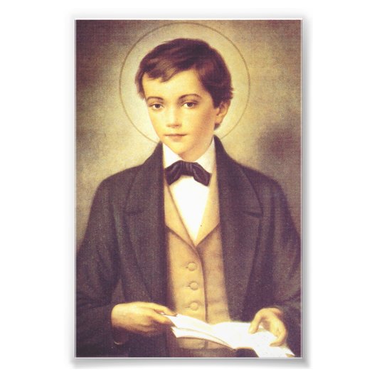 Impression Photo Saint Dominic Savio étudiant de John Bosco (Devant)