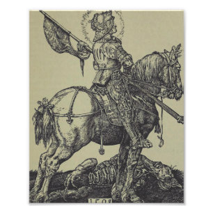 Impression Photo Saint George Slay le dragon