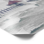 Impression Photo Saint Joseph Lake Michigan Lighthouse Stormy (Coin)