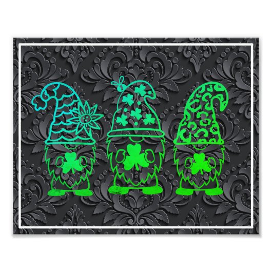 Impression Photo Saint Patrick's Day Gnomes-60682 (Devant)