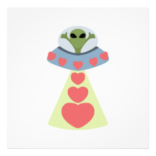 Impression Photo Saint-Valentin Amour Alien Espace