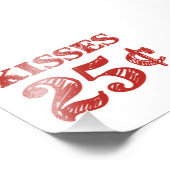 Impression Photo Saint Valentin Baisers 25 cents (Coin)