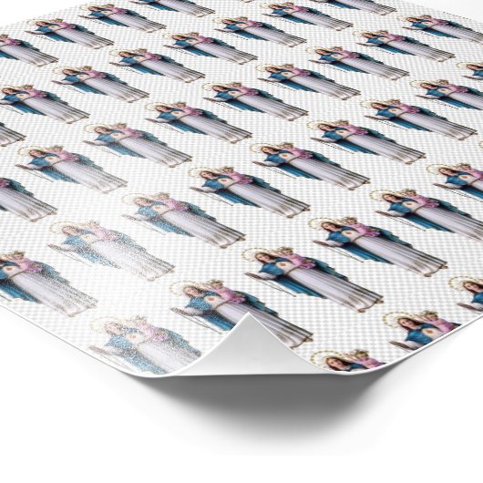 Impression Photo Sainte Marie, mère de Jésus, mère de Dieu, Sainte  (Coin)