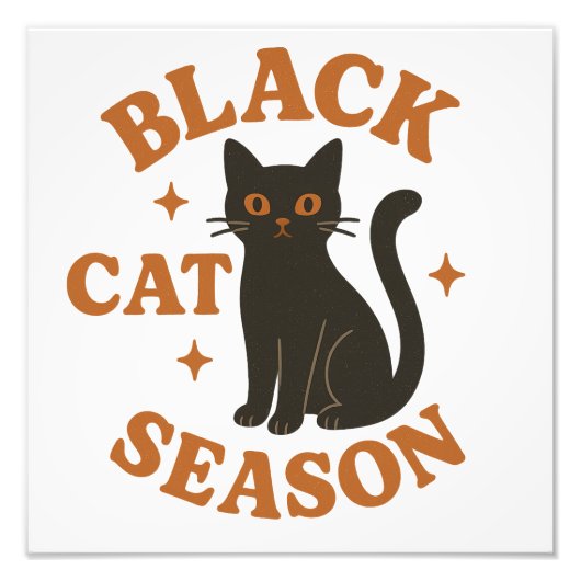 Impression Photo saison des chats noirs (Devant)
