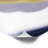 Impression Photo Salade de fruits avec de la glace. (Coin)