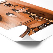 Impression Photo Salle de bain funky Peachy (Coin)