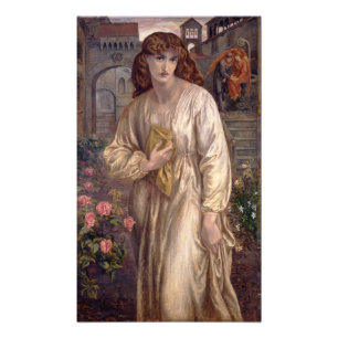 Impression Photo Salutation de Béatrice par Dante Gabriel Rossetti
