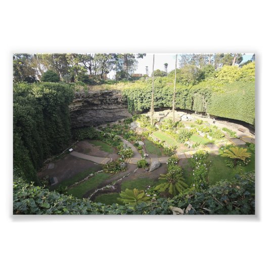Impression Photo Sanctuaire caché Umpherston Sinkhole (Devant)