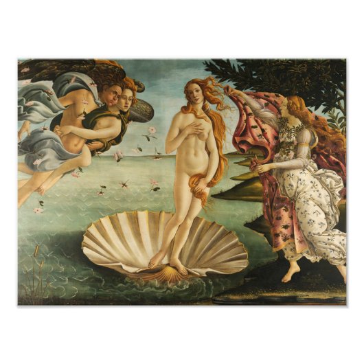 Impression Photo Sandro Botticelli - La naissance de Vénus (Devant)