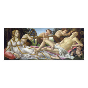 Impression Photo Sandro Botticelli - Vénus et Mars