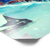 Impression Photo Santa Claus Flying with Reindeer (Coin)