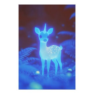 Impression Photo Sapphire phosphorescent Fawnicorn