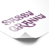 Impression Photo Sassy Granny Grand-mère (Coin)