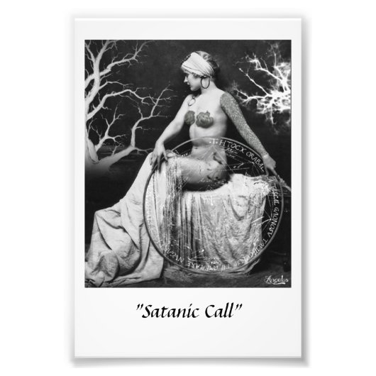 Impression Photo "Satanic Call" (Devant)