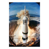 Impression Photo Saturn V lancement de fusée 1969 Apollo Spacecraft (Devant)