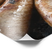 Impression Photo Saucisses au barbecue (Coin)
