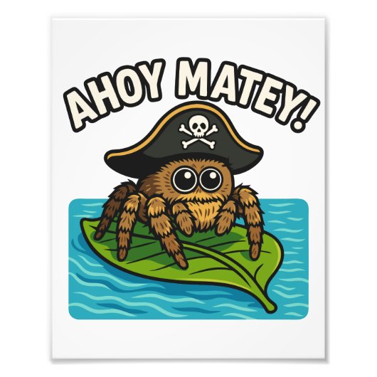 Impression Photo Sauter Pirate Spider Aventure Capitaine Webbeard (Devant)