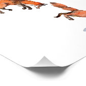 Impression Photo Sauter Renard Rouge (Coin)