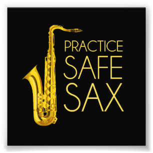 Impression Photo Saxo de coffre-fort de pratique