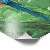 Impression Photo Scarlet Macaw Costa Rica Design (Coin)