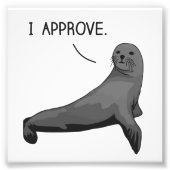 Impression Photo Sceau d'approbation (Devant)