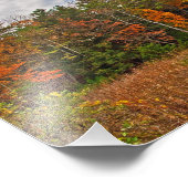 Impression Photo Scène d'automne du nord-est (Coin)