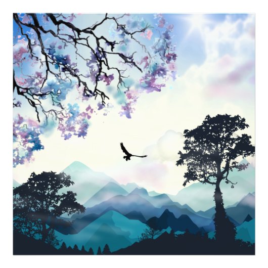 Impression Photo Scène de montagne (Devant)