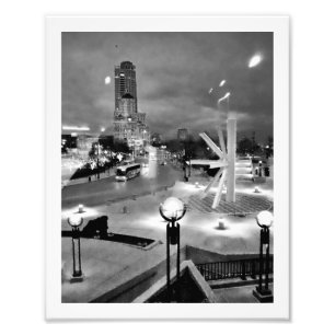 Impression Photo Scène du centre de Milwaukee