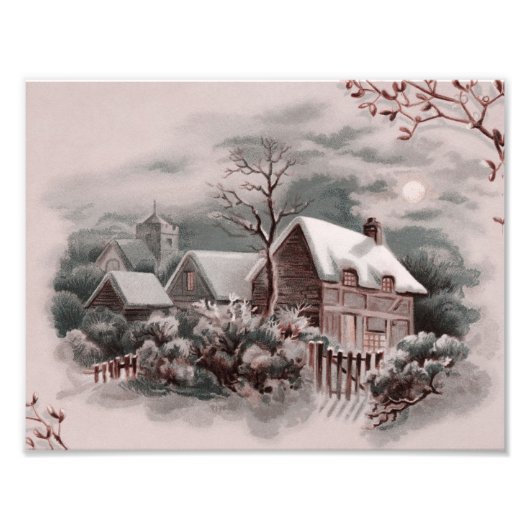 Impression Photo scène hivernale (Devant)