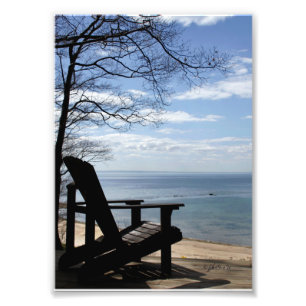 Impression Photo scène photographique de la plage 5x7 avec la