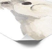 Impression Photo Schnauzer blanc et gris personnalisé (Coin)