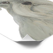 Impression Photo Schnauzer d'argent gris personnalisé (Coin)