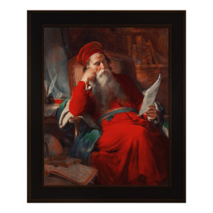Impression Photo Scholar dans son étude par Friedrich von Amerling