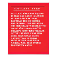 Scotland Yard l'histoire de Londres Angleterre