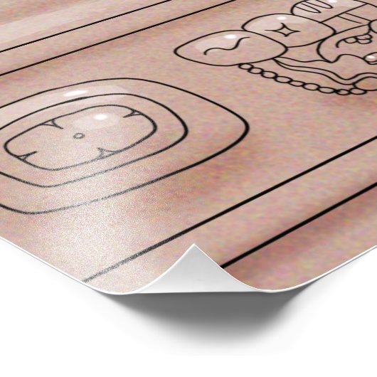 Impression Photo Scribe maya (Coin)