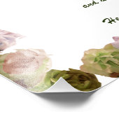 Impression Photo Scripture, Psaume 11, Green Gray Roses (Coin)