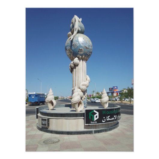 Impression Photo Sculpture aux marins (Devant)