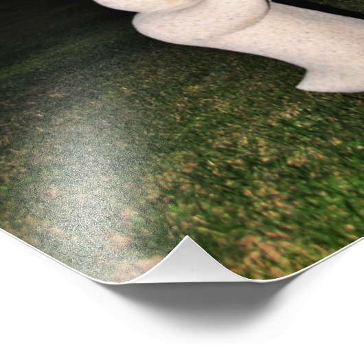 Impression Photo Sculpture de pierre mère et enfant (Coin)