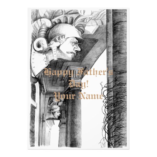 Impression Photo Sculpture du château Crayon Art (Devant)